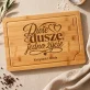 Deska Do Krojenia z Grawerem Dla Nowożeńców Prezent Na Ślub Dla Pary: Dwie Dusze, Jedno Życie