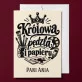 Kartka Personalizowana Dla Nauczycielki Plastyki Prezent Na Dzień Nauczyciela Dla Kobiety: Królowa Pędzla I Papieru Kartka Personalizowana Dla Nauczycielki Plastyki Prezent Na Dzień Nauczyciela Dla Kobiety: Królowa Pędzla I Papieru