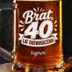 Kufel Personalizowany z Grawerem Na 40 Urodziny Dla Brata Prezent: Braterska Czterdziestka Kufel Personalizowany z Grawerem Na 40 Urodziny Dla Brata Prezent: Braterska Czterdziestka