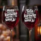 Dwa Kieliszki Do Wina Dla Rodziców Prezent Dla Pary: Kurewsko Dobry Duet Dwa Kieliszki Do Wina Dla Rodziców Prezent Dla Pary: Kurewsko Dobry Duet