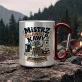 Kubek Metalowy z Karabińczykiem Dla Księgowego Prezent Dla Mężczyzny: Księgowy W Stylu Retro Kubek Metalowy z Karabińczykiem Dla Księgowego Prezent Dla Mężczyzny: Księgowy W Stylu Retro