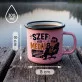 Kubek Emaliowany Dla Szefa Prezent Dla Mężczyzny: Szefowski Humor Kubek Emaliowany Dla Szefa Prezent Dla Mężczyzny: Szefowski Humor