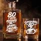 Zestaw Do Whisky Na 80 Urodziny Prezent Dla Mężczyzny: 80 I Dalej Nalewaj Zestaw Do Whisky Na 80 Urodziny Prezent Dla Mężczyzny: 80 I Dalej Nalewaj