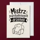 Kartka z Życzeniami Na Emeryturę Dla Emeryta Mężczyzny: Uroczy Mistrz Drzemek Kartka z Życzeniami Na Emeryturę Dla Emeryta Mężczyzny: Uroczy Mistrz Drzemek