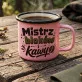 Kubek Emaliowany Dla Fana Minecrafta Prezent Dla Mężczyzny: Blokowy Humor Kubek Emaliowany Dla Fana Minecrafta Prezent Dla Mężczyzny: Blokowy Humor