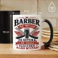 Kubek Z Nadrukiem Dla Barbera Prezent Dla Mężczyzny: Barber Nie Fryzjer Kubek Z Nadrukiem Dla Barbera Prezent Dla Mężczyzny: Barber Nie Fryzjer