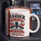 Kubek Z Nadrukiem Dla Barbera Prezent Dla Mężczyzny: Barber Nie Fryzjer Kubek Z Nadrukiem Dla Barbera Prezent Dla Mężczyzny: Barber Nie Fryzjer