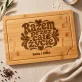 Deska Do Krojenia z Grawerem Na 55 Rocznicę Ślubu Prezent Na Walentynki Dla Pary: Razem Przez Całe Życie