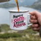 Kubek Emaliowany Dla Gimnastyczki Prezent Dla Kobiety: Salto I Kawa Kubek Emaliowany Dla Gimnastyczki Prezent Dla Kobiety: Salto I Kawa