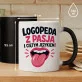 Kubek Z Nadrukiem Dla Logopedy Prezent Dla Mężczyzny: Logopeda Z Pasją Kubek Z Nadrukiem Dla Logopedy Prezent Dla Mężczyzny: Logopeda Z Pasją