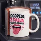 Kubek Z Nadrukiem Dla Logopedy Prezent Dla Mężczyzny: Logopeda Z Pasją Kubek Z Nadrukiem Dla Logopedy Prezent Dla Mężczyzny: Logopeda Z Pasją