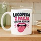 Kubek Z Nadrukiem Dla Logopedy Prezent Dla Mężczyzny: Logopeda Z Pasją Kubek Z Nadrukiem Dla Logopedy Prezent Dla Mężczyzny: Logopeda Z Pasją
