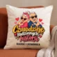 Poduszka Dekoracyjna Dla Babci i Dziadka Prezent Na Dzień Babci i Dziadka Dla Pary: Czarodzieje Rodzinnych