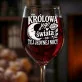 Kieliszek Do Wina Na Rocznicę Ślubu Prezent Na Walentynki Dla Kobiety: Królowa Jego Świata