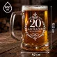Zestaw Prezentowy Kufel Na 20 Rocznicę Ślubu Prezent Dla Mężczyzny: 20 Lat Razem Zestaw Prezentowy Kufel Na 20 Rocznicę Ślubu Prezent Dla Mężczyzny: 20 Lat Razem