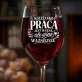 Kieliszek Do Wina Dla Koleżanki Z Pracy Prezent Dla Kobiety: Koleżanko Wino Ważniejsze