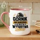 Kubek Z Nadrukiem Dla Górnika Prezent Dla Mężczyzny: Górnik Wydobywa Sukces Kubek Z Nadrukiem Dla Górnika Prezent Dla Mężczyzny: Górnik Wydobywa Sukces