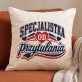 Poduszka Dekoracyjna Na Mikołaja Prezent Dla Kobiety: Przytulna Typografia Poduszka Dekoracyjna Na Mikołaja Prezent Dla Kobiety: Przytulna Typografia