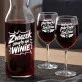 Zestaw Do Wina Na Święta Prezent Dla Pary: Związani Winem Zestaw Do Wina Na Święta Prezent Dla Pary: Związani Winem