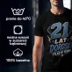 Koszulka Męska Na 21 Urodziny Prezent Dla Mężczyzny: Dorosły Tylko W