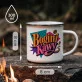 Kubek Emaliowany Na Gwiazdkę Prezent Dla Kobiety: Kawowa Elegancja Retro