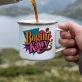 Kubek Emaliowany Na Gwiazdkę Prezent Dla Kobiety: Kawowa Elegancja Retro