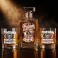 Zestaw Do Whisky Dla Pradziadka Prezent Na Dzień Dziadka Dla Mężczyzny: Przekorny Pradziadek