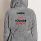 You are so hot - Szlafrok polarowy z kapturem