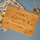 You Know Nothing - deska do krojenia z grawerem