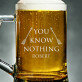 You Know Nothing - Kufel na piwo