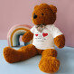 You make my heart smile - Pluszowy miś 90 cm