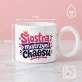 Kubek Z Okrągłym Uchem Dla Siostry Prezent Dla Kobiety: Uroczy Siostrzany Humor Kubek Z Okrągłym Uchem Dla Siostry Prezent Dla Kobiety: Uroczy Siostrzany Humor