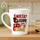 Kubek Z Nadrukiem Na Boże Narodzenie Prezent Dla Kobiety: Ogarnę Po Kawie Kubek Z Nadrukiem Na Boże Narodzenie Prezent Dla Kobiety: Ogarnę Po Kawie