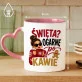 Kubek Z Nadrukiem Na Boże Narodzenie Prezent Dla Kobiety: Ogarnę Po Kawie Kubek Z Nadrukiem Na Boże Narodzenie Prezent Dla Kobiety: Ogarnę Po Kawie