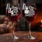 Dwa Kieliszki Do Wina Na 25 Rocznicę Ślubu Prezent Dla Pary: Duet 25 Lat