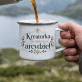 Kubek Emaliowany Dla Florystki Prezent Dla Kobiety: Kwiatowa Elegancja
