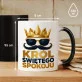 Kubek Z Nadrukiem Na Emeryturę Prezent Dla Emeryta Mężczyzny: Król Świętego Spokoju Kubek Z Nadrukiem Na Emeryturę Prezent Dla Emeryta Mężczyzny: Król Świętego Spokoju