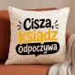 Poduszka Dekoracyjna Dla Księdza Prezent Dla Mężczyzny: Drzemka Po Mszy Poduszka Dekoracyjna Dla Księdza Prezent Dla Mężczyzny: Drzemka Po Mszy