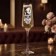 Kieliszek Do Szampana Z Grawerem Dla 40 Latki Prezent Na 40 Urodziny Dla Kobiety: Elegancja I Szyk Kieliszek Do Szampana Z Grawerem Dla 40 Latki Prezent Na 40 Urodziny Dla Kobiety: Elegancja I Szyk