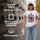 Koszulka Damska Biała Dla Florystki Prezent Dla Kobiety: Florystyczna Elegancja