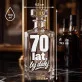 Karafka Do Wódki z Grawerem Na 70 Urodziny Prezent: 70 Lat, Lej Dalej