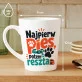 Kubek Z Nadrukiem Dla Psiarza Prezent Dla Mężczyzny: Najpierw Pies