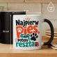 Kubek Z Nadrukiem Dla Psiarza Prezent Dla Mężczyzny: Najpierw Pies