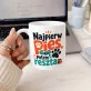Kubek Z Nadrukiem Dla Psiarza Prezent Dla Mężczyzny: Najpierw Pies