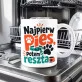 Kubek Z Nadrukiem Dla Psiarza Prezent Dla Mężczyzny: Najpierw Pies