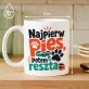 Kubek Z Nadrukiem Dla Psiarza Prezent Dla Mężczyzny: Najpierw Pies