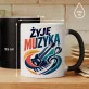 Kubek Z Nadrukiem Dla Muzyka Prezent Dla Mężczyzny: Żyje Muzyką