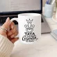 Kubek Z Nadrukiem Na Pierwszy Dzień Ojca Prezent Dla Taty Mężczyzny: Tata Od Niedawna Kubek Z Nadrukiem Na Pierwszy Dzień Ojca Prezent Dla Taty Mężczyzny: Tata Od Niedawna