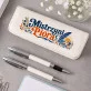 Zestaw Pióro i Długopis w Etui Dla Dziewczyny Prezent Na Dzień Dziewczyny Dla Kobiety: Ornamentalna Elegancja Zestaw Pióro i Długopis w Etui Dla Dziewczyny Prezent Na Dzień Dziewczyny Dla Kobiety: Ornamentalna Elegancja