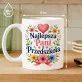 Kubek Z Nadrukiem Dla Pani Z Przedszkola Prezent Dla Kobiety: Podziękowanie Dla Kubek Z Nadrukiem Dla Pani Z Przedszkola Prezent Dla Kobiety: Podziękowanie Dla